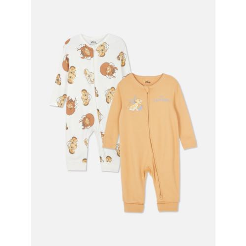 0-24mths | 2pk Disney’s The Lion King Zip-Up Sleepers