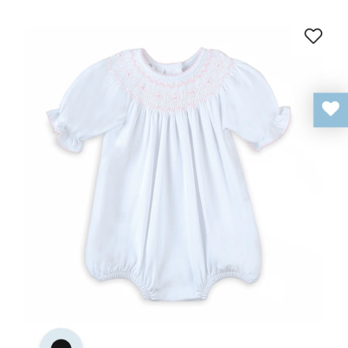 Lizzie's Classics Bishop Short Sleeve Bubble - Pink