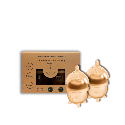 Simulation Breast-like Baby Bottle (Pack of 2) – Beba Canada