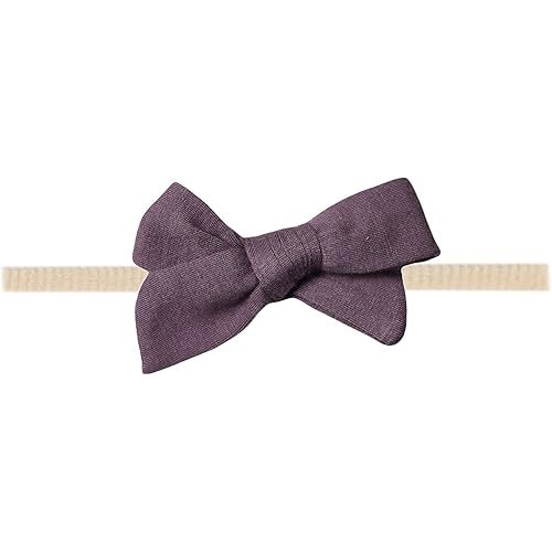 Copper Pearl Classic Baby Bow Plum
