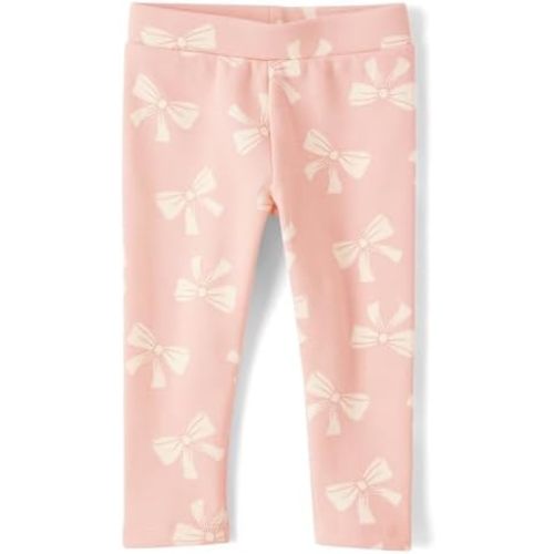 The Children's Place Baby Girls' and Toddler Assorted Everyday Cozy Pull on Leggings