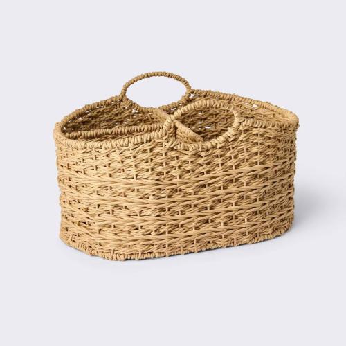 Stylish Woven Diaper Caddy – Organized Baby Gear