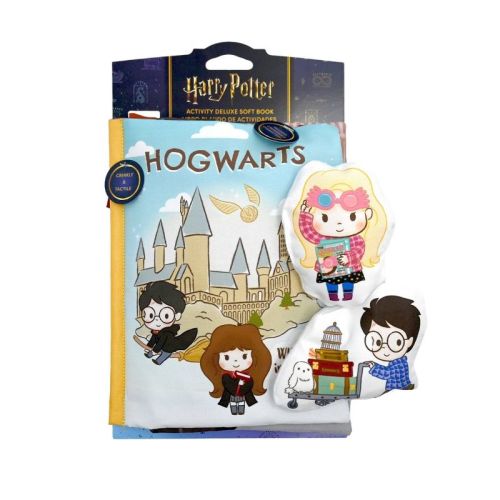 Harry Potter Hogwarts Deluxe Soft Book Wizards in Training with Removable Characters - 3pc