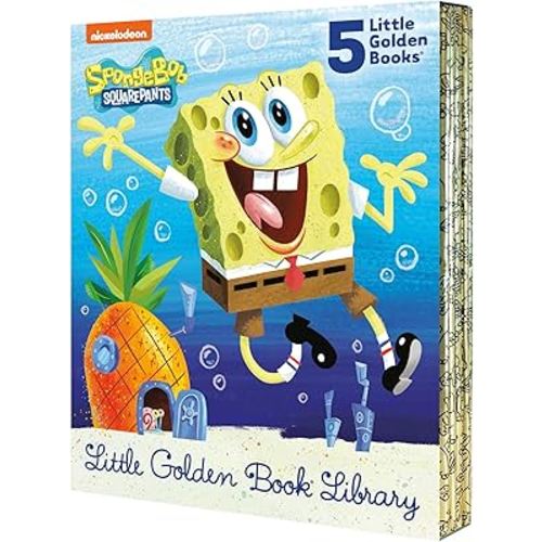 SpongeBob SquarePants Little Golden Book Library (SpongeBob SquarePants): Mr. FancyPants!; Sponge in Space!, Top of the Class!; Where the Pirates Arrgh!; Happy Birthday, SpongeBob!