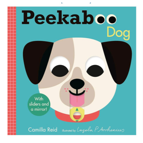 Peekaboo: Dog: (An Interactive Board Book for Babies & Toddlers with Mirror & Sliders to Push, Pull, or Turn. Cute Artwork Features Puppies Sleeping, Wagging Tails, & More.)
