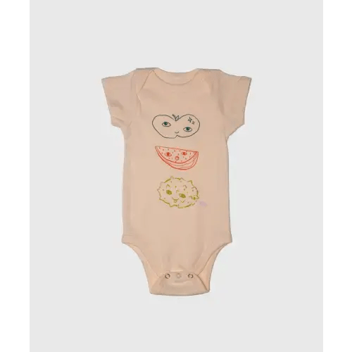 Friendly Fruit Bodysuit in Peach – Asawin