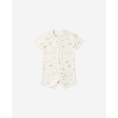 Zip Short Sleeve Sleeper Dinosaur