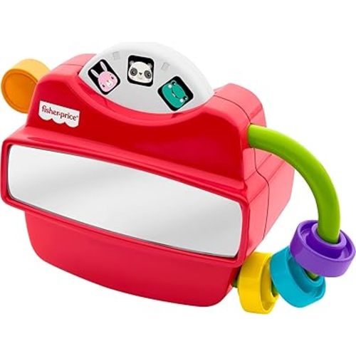 Fisher-Price Baby Toy Fidget Activity Viewer, Retro-Inspired Fine Motor Skill Developmental Play for Infants Ages 6+ Months
