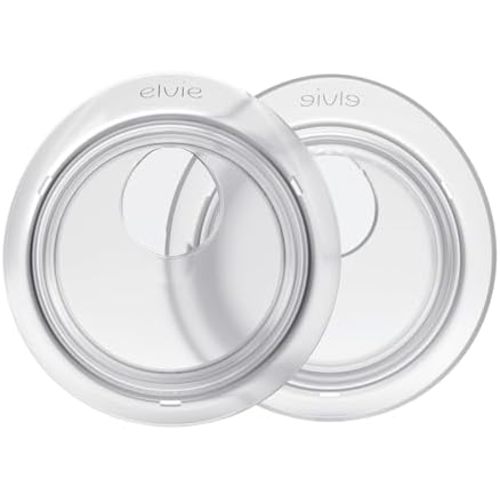 Elvie Catch - Milk Collection Shells - Discreet, Leak-Protection, Reusable Silicone Cups - Collect Up to 1oz - Breastfeeding Essentials - Set of Two