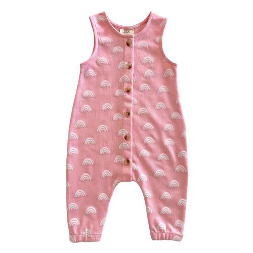 Blush Rainbow / Organic Bay Jumpsuit – SpearmintLOVE