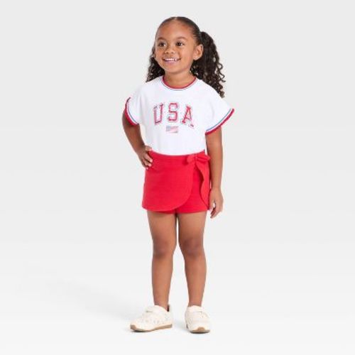 Toddler Girls' USA Skort Set - Cat & Jack™ 2T
