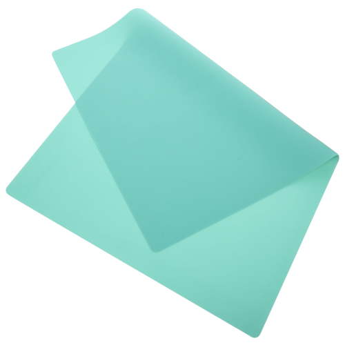Green Silicone Kitchen Floor Mat for Baby and Child Playtime, Non- Dinner Mat, Easy to Clean