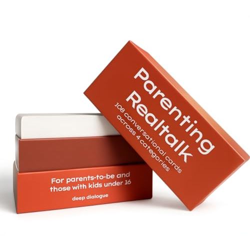 Conversational Card Game for Parents and Parents to Be, Deep Parenting Questions for Couples with Kids, Conversational Cards, Parenting Cards from DeepDialogue