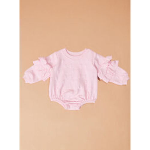 Natalie Quilted Bow Bubble by Mud Pie in Pink | Tullabee