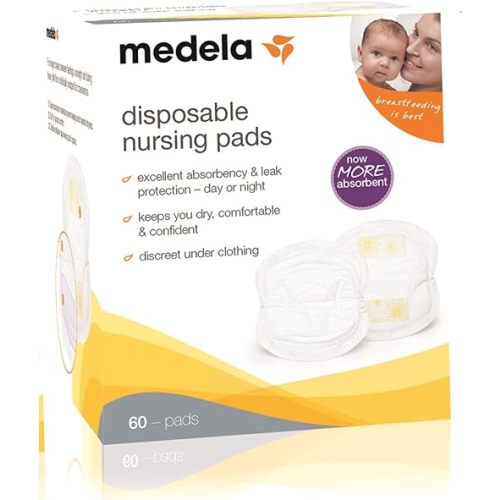 Medela Disposable Breast Milk Bra Pads x60 by Medela