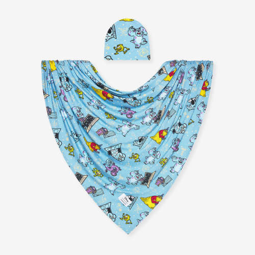 Disney Monsters, Inc. Swaddle Beanie Set