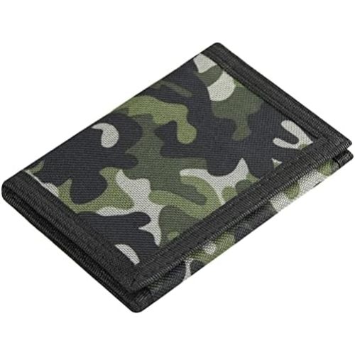 Camo Kids Wallet for Boys Girls Teen, Cheap Little Boys Wallet for Kids Ages 4-5-6-7-8-9-10-12, Camouflage Youth Wallets w/ Zipper Coin Pocket, Tri Fold Child Childrens Wallet Novelty Birthday Gift
