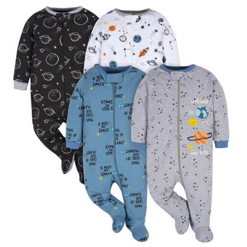 4-Pack Baby Boys Space Explorer Sleep 'N Plays – Gerber Childrenswear