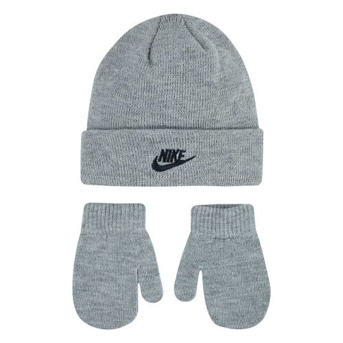 Toddler Nike Club Beanie & Mittens Set - 2T-4T