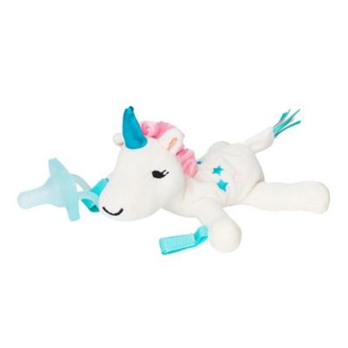 Dr. Brown's® Unicorn Lovey Pacificer and Teether Holder in White - WHITE - 0-12 MONTHS