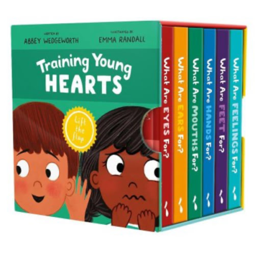 Training Young Hearts Board Books Boxed Set: 6 Lift-the-Flap Board Books & Guide for Grown-Ups: 9781802543278 - Christianbook.com
