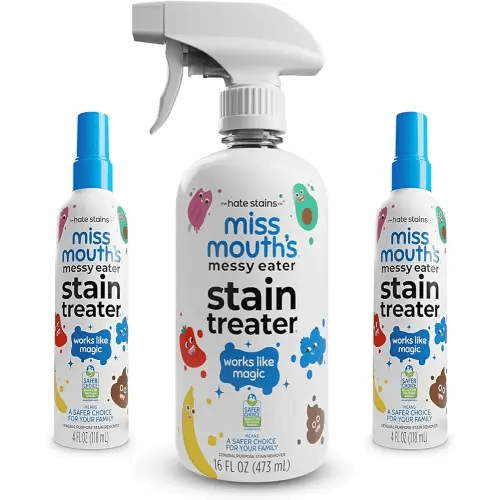 Miss Mouth's Messy Eater Stain Treater - 2 Pack Stain Remover Spray and 16oz Bottle