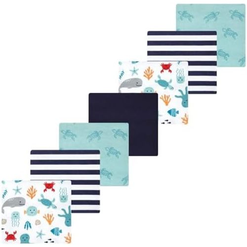 Luvable Friends Little Treasure Flannel Receiving Blankets 7pk