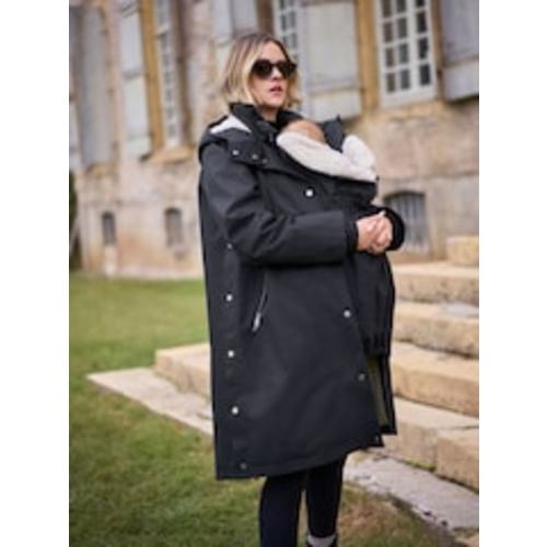 Buy Seraphine Black 3 in 1 Maternity & Babywearing Parka with Borg Lining from Next USA