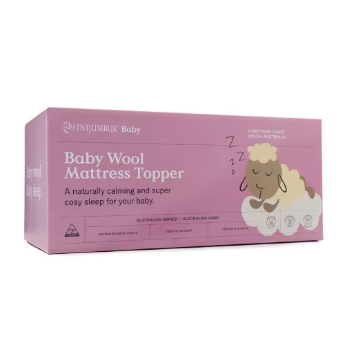 MiniJumbuk - Baby Wool Cot Mattress Topper | Adairs