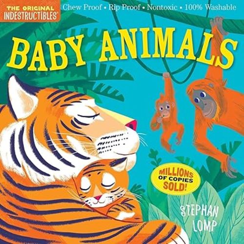 Indestructibles: Baby Animals: Chew Proof · Rip Proof · Nontoxic · 100% Washable (Book for Babies, Newborn Books, Safe to Chew) Paperback – Illustrated, April 4, 2017