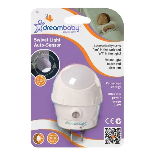 Dreambaby Swivel Auto-Sensor LED Night Light | Baby Bunting AU