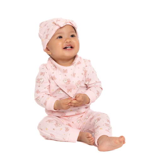 Disney Baby Wishes and Dreams Character Baby Allover Print Take Me Home Set, 4-Piece, Sizes Preemie-6/9 Months