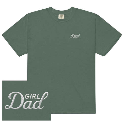 Girl Dad Embroidered Tee - Barstool Sports Merchandise