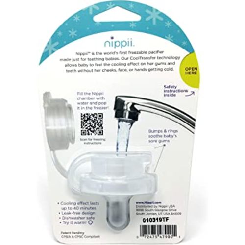 Original Freezeable Pacifier - BPA-Free Silicone Teether for Babies.