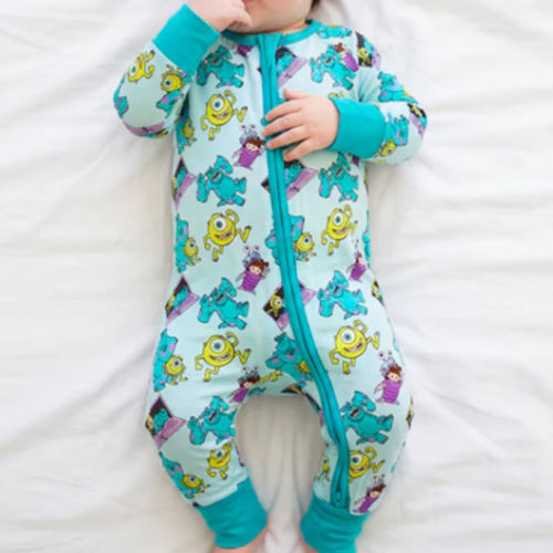 Monster Bamboo Zipper Romper Pajamas – MIOZING