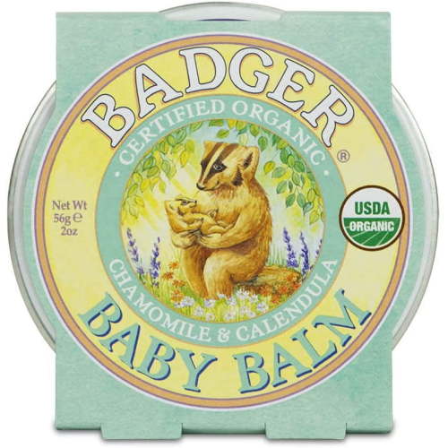 Badger Baby Balm Tin, Chamomile and Calendula, 2 oz