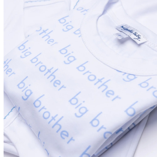 Magnolia Baby Boy Big Brother Print Long Pajamas