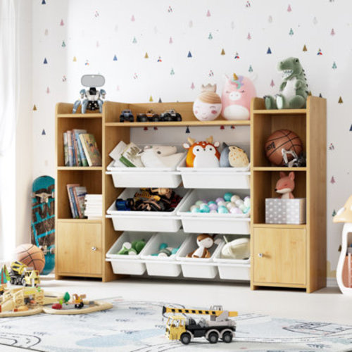 Viv + Rae™ Lafon Manufactured Wood Toy Organizer with Bins & Reviews | Wayfair