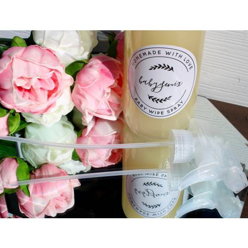 Organic Baby Wipe Spray: All-Natural Diaper Changing Solution (16 oz)