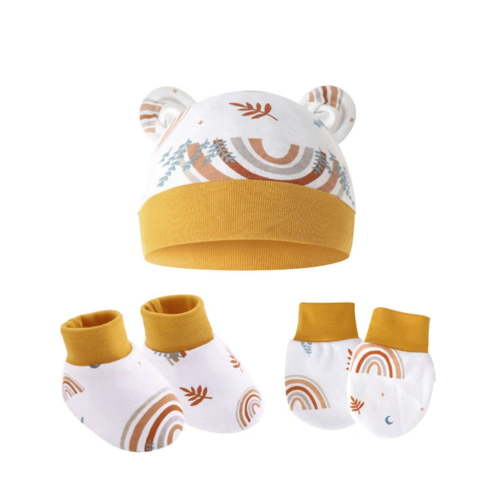 RYUJNDK Baby Mittens Anti Scratch Baby Gloves Sock Set Scratch Mittens Newborn Baby Mittens Newborn Baby
