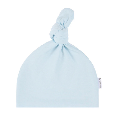 Top Knot Beanie - Sky 0-3
