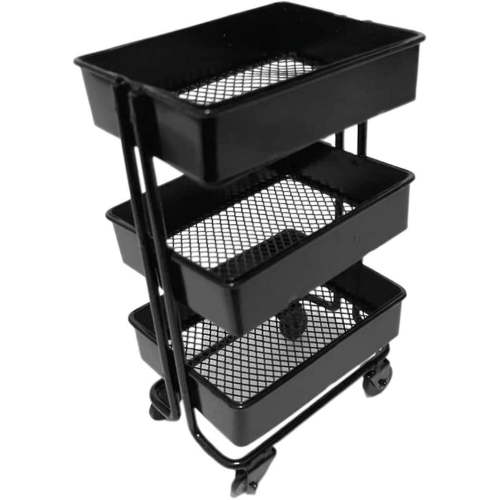 Versatile Storage Solution, Tier Mesh Utility Cart For Optimal Space Utilization, With Strong And Sturdy Metal Construction For Home And Office, 13.5x7.4x9.8Cm/5.31x2.91x3.86 Inch - Walmart.ca