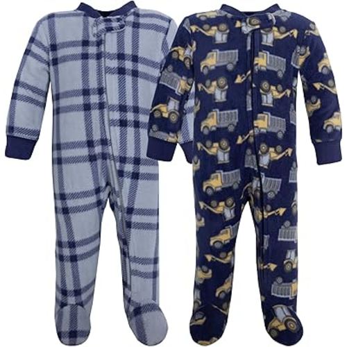 Hudson Baby Unisex Baby Fleece Sleep and Play