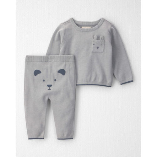 Baby 2-Piece Organic Cotton Sweater Knit Top & Pant Set - Little Planet | Carter's