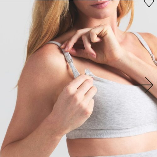 SKIMS NURSING BRALETTE | LIGHT HEATHER GREY