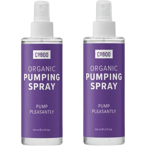 The Original Pumping Spray, Organic Breast Pump Lubricant (Pack of 2)