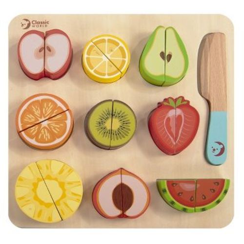 Classic World Cutting Fruits Wooden Puzzle