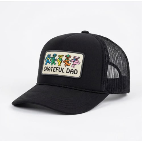 Grateful Dad Trucker Hat Black