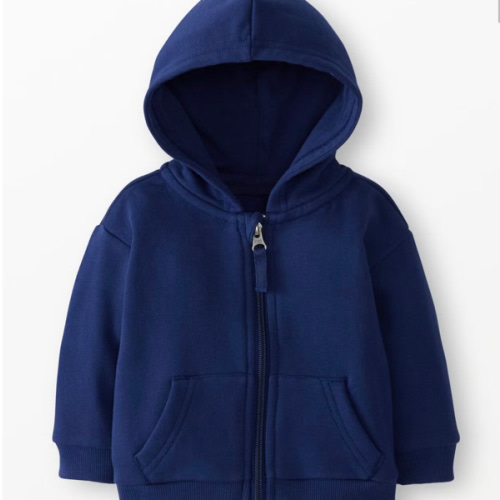 Baby Oversized French Terry Zip Up Hoodie