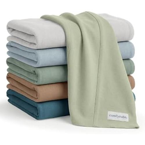 Amazon.com: Comfy Cubs Baby Burp Cloths Set (Pack of 6) - Large, 6-Layer, Ultra Absorbent 100% Cotton for Infant Spit-Up, Drool, and Messes - Soft, Gentle, Thoughtful New Born Baby Gifts, Multi Boy : Baby